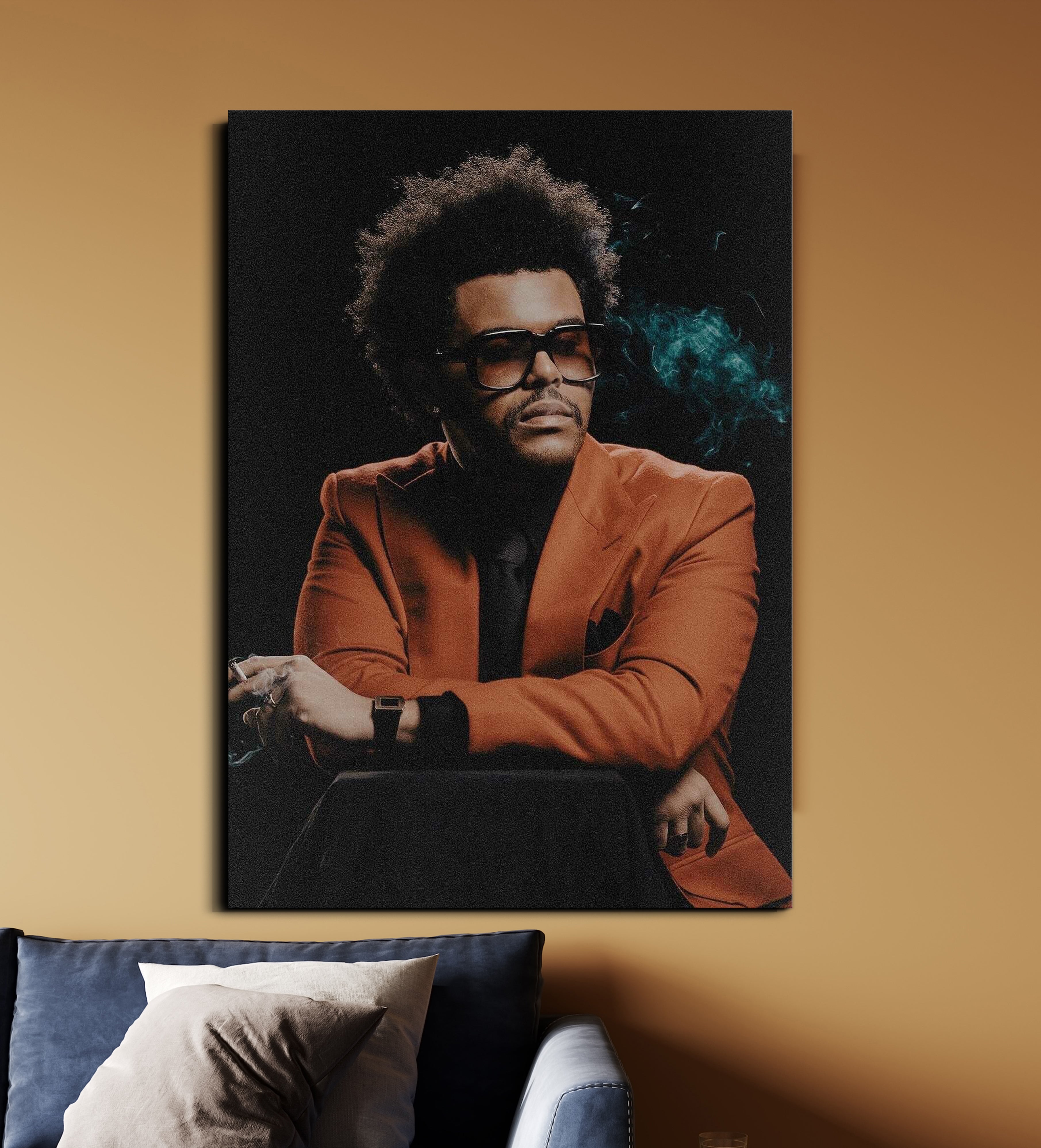 The Weeknd | Iconic Portrait Music Poster | The Weeknd Wall Art Lazywalls